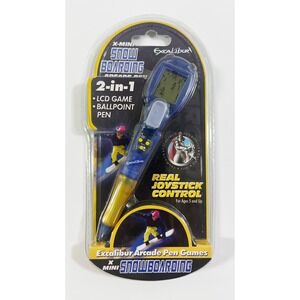 X-MINI SNOW BOARDING ARCADE PEN - ELECTRONIC HAND-HELD - EXCALIBUR